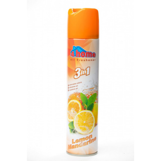 Gaisa atsvaidzinātājs-spray 4 Home Lemon Mandarin, 300ml, (12gab/kaste)