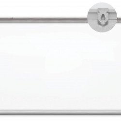 Baltā magnētiskā tāfele alumīnija rāmī 120x240 cm