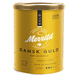 Kafija MERRILD DANSK GULD malta (metāla bundža) 250g