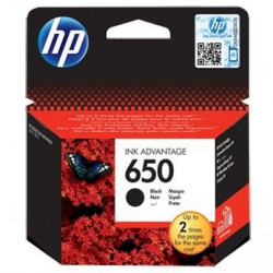 INK CARTRIDGE BLACK NO.650/6.5ML CZ101AE HP