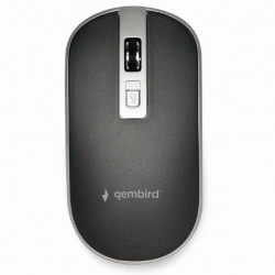MOUSE USB OPTICAL WRL BLACK/SILVER MUSW-4B-06-BS GEMBIRD