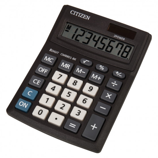 Калькулятор Citizen Correct SD-208 8р черный (аналог CMB801-BK)