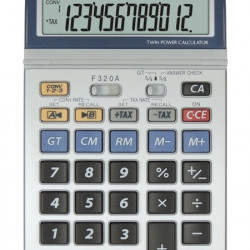 Настольный калькулятор Sharp EL-337C, серебристый