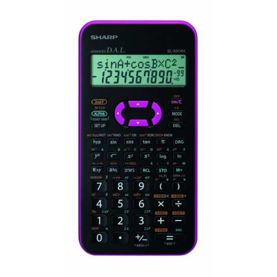 *Zinātniskais kalkulators Sharp SH-EL531XHPK, rozā