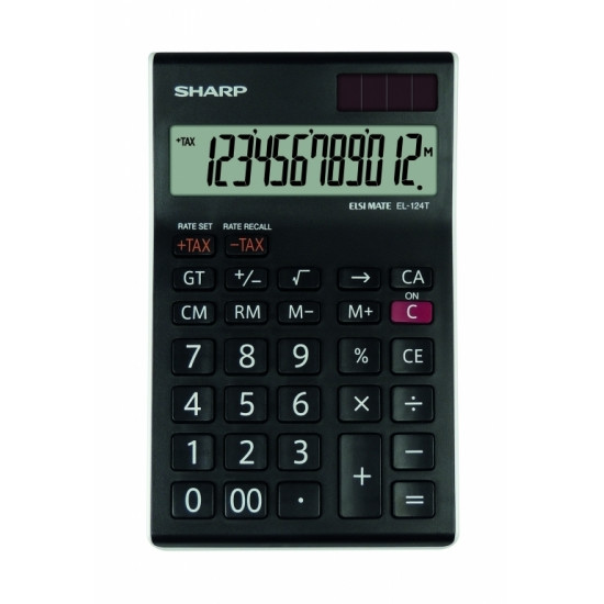 Galda kalkulators Sharp SH-EL124TWH, balts
