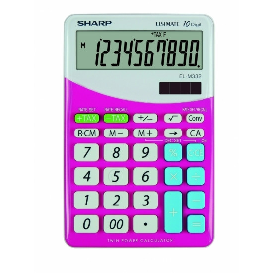 Настольный калькулятор Sharp EL-M332BPK, розовый