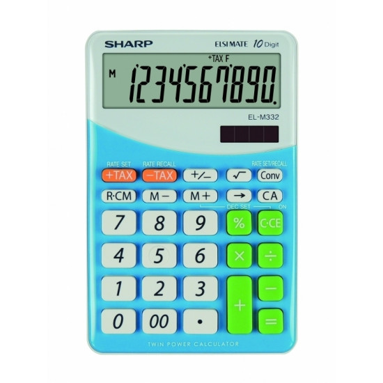Galda kalkulators Sharp SH-ELM332BBL, melns