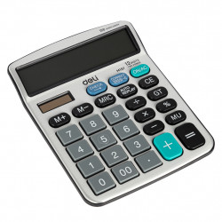 Galda kalkulators Deli M19710, 180x144x39mm