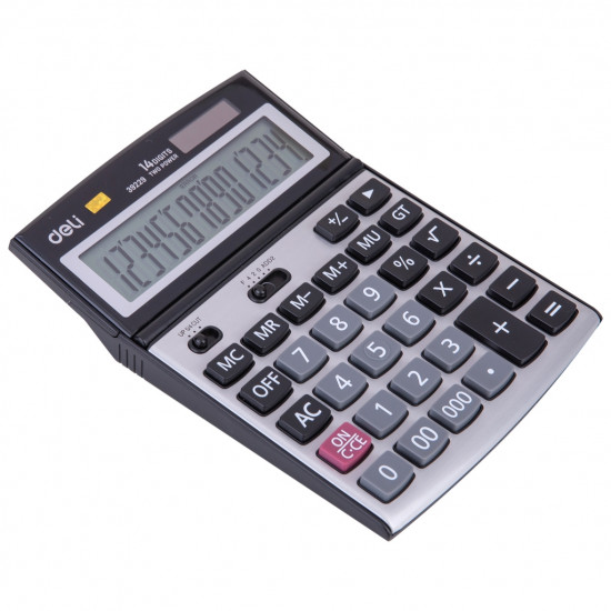 Galda kalkulators Deli 39229, 192x138x36mm