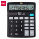 Galda kalkulators Deli E837, 150x119x38mm
