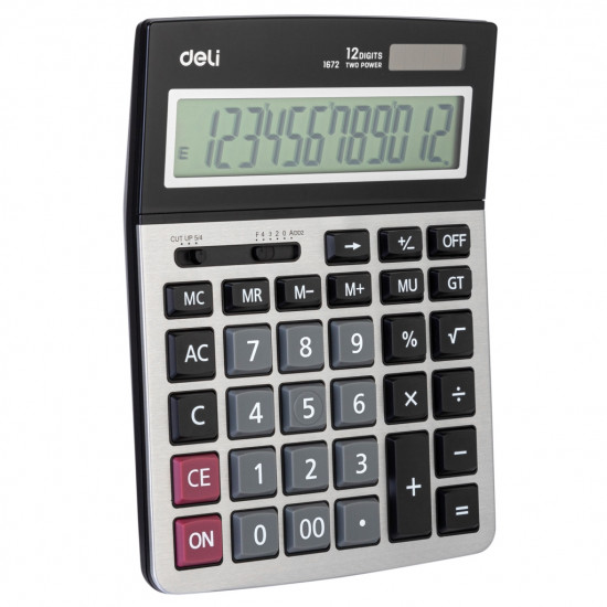 *Galda kalkulators Deli 1672, 211х154х41mm