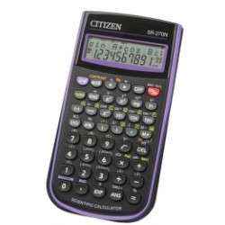 *Zinātniskās sērijas kalkulators Citizen SR-270NPU, melns/violets