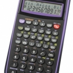 *Zinātniskās sērijas kalkulators Citizen SR-270NPU, melns/violets