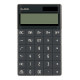 Galda kalkulators Deli NS041, 165x103x14mm, melns