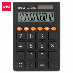 Kabatas kalkulators Deli M130, 12 zīmes, zaļš