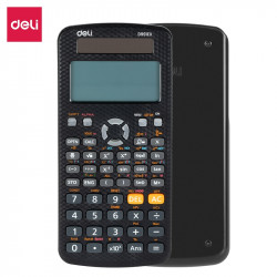 Zinātniskais kalkulators Deli D991EX, 85x170x20mm 552 funkcijas, melns