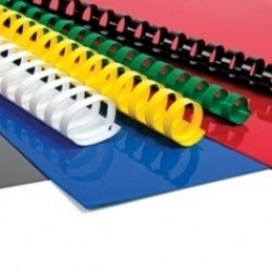*Plastmasas spirāles Forpus, Ø14mm, 100gab/iep, sarkanas