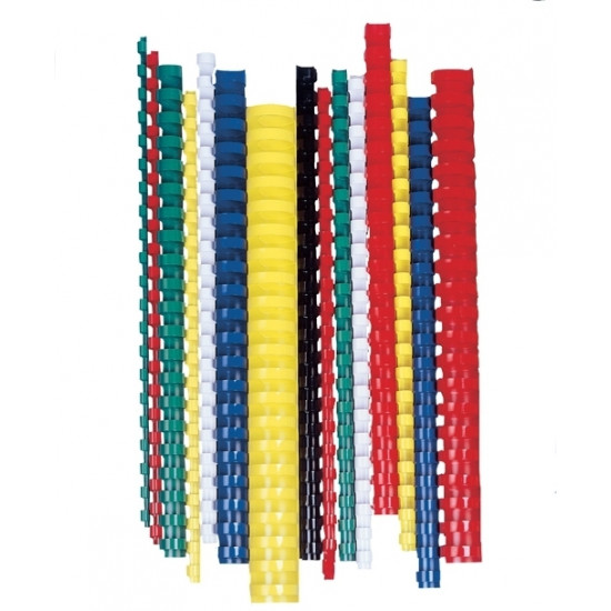 Пластиковые спирали FELLOWES 8мм, синие, 100шт