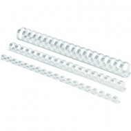 Пластиковые спирали FELLOWES 25мм,белый, 50шт