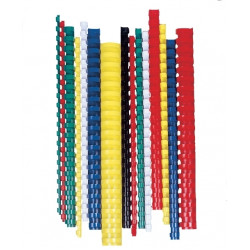 Пластиковые спирали FELLOWES 12мм, синие, 100шт