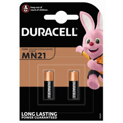 Baterija Duracell MN21/A23/V23GA/3LR50, 12V, Alkaline, 2gab/iep