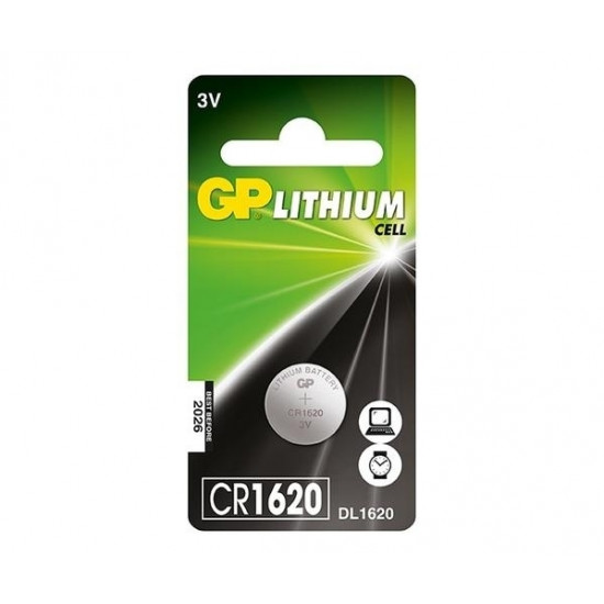 Baterija Lithium Cell GP CR1620-C1, DL1620, 3V, 1gab/iep