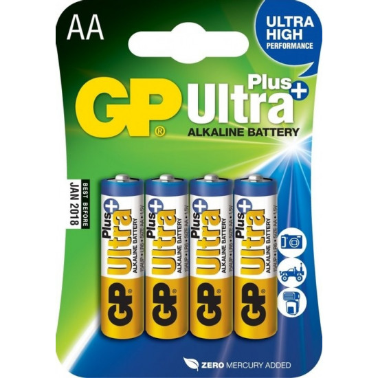 Батарейки GP Ultra Plus LR6/AA