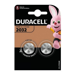 Baterijas Duracell litija, CR2032, 2gab/iep