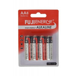 Baterijas Fuji High Energy Alkaline, AA, LR6, 1,5V, 8gb/iep