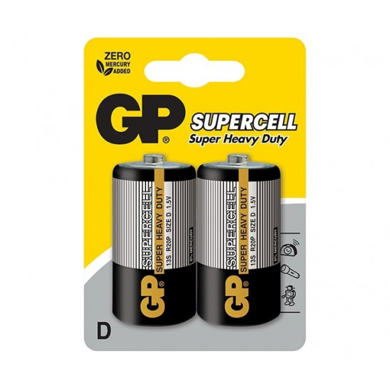 Батарейки Supercell 13S-U2 / R20GPS  (2шт)