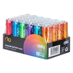 Baterijas Deli Rio Alkaline, AAA, LR6, 1,5V, 4gab/iep