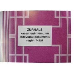 Žurnāls kases ieņēmumu un izdevumu dokumentu reģistrācijai ABC A5, 48 lapas