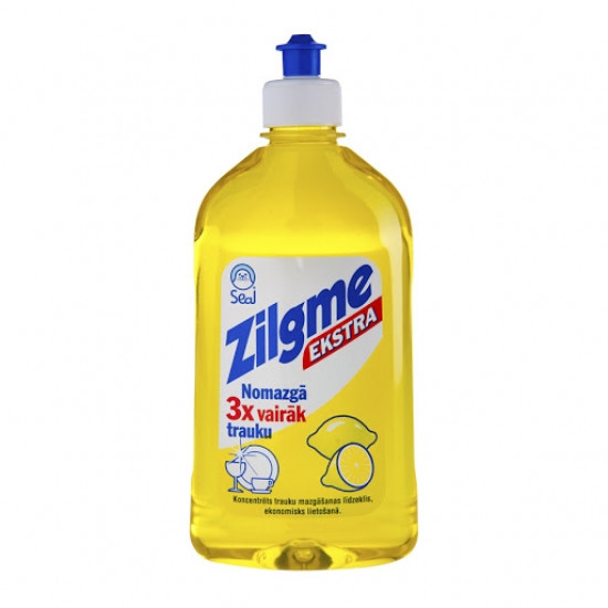 Trauku mazgāšanas līdzeklis Seal Zilgme Ekstra ar citronu smaržu, 500ml