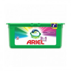 Veļas mazgāšanas kapsulas Ariel Color All 3 in 1, 28 gab.