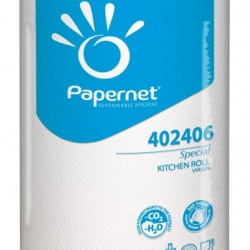 Papīra dvielis Papernet 402406, 69m, 2kārtas, 1rullis, balts