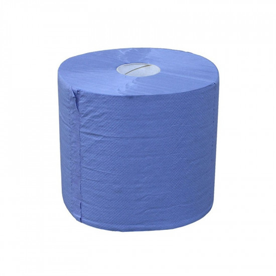 Industriālais papīrs Bobbina Blue, 3 slāņi, 1 rul. 192m, zils