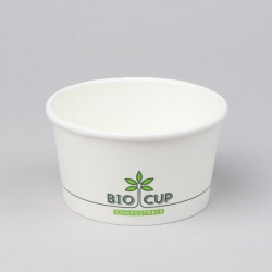 Papīra zupas trauki Biocup, vienreizlietojami, pārstrādājami, 350ml,25gab/iep