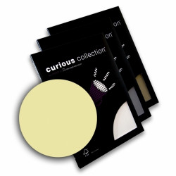 Дизайнерская бумага Curious Metallics A4/120г/50л. Цвет - «металлизированный» эффект, белое золото