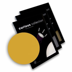 Дизайнерская бумага Curious Metallics A4/120г/50л. Цвет - «металлизированный» эффект, золотой