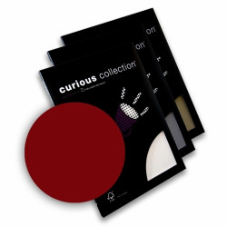 Tekstūrpapīrs Curious Translucent A4, 100g/m2, 50 loksnes, red lacquer