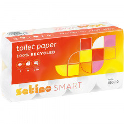 Tualetes papīrs Satino Smarte balts, 8 ruļļi