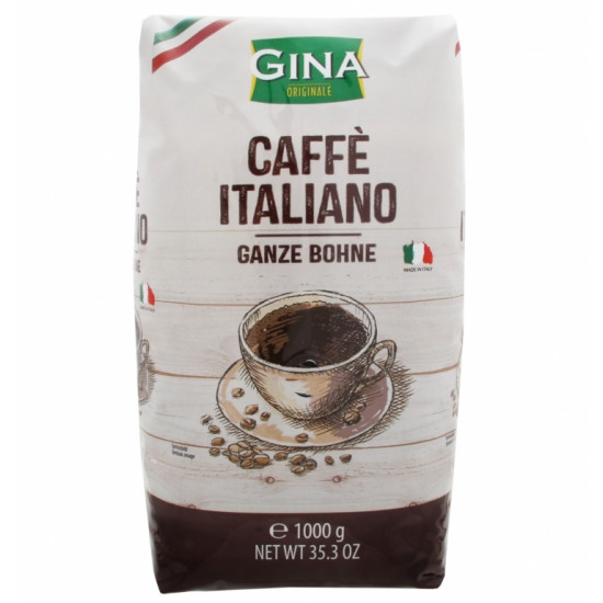 Kafijas pupiņas Gina Coffee Italiano 1kg
