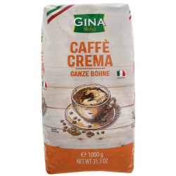 Kafijas pupiņas Gina Coffee Crema 1kg
