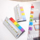 Papīra indeksi ar turētāju StickN 21598, 6x30L, 45x15mm, varavīksne