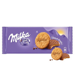 Cepumi Milka Choco Grain ar piena šokolādes glazūru, 126g