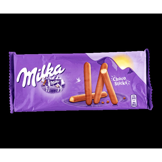 Cepumu standziņas Milka Chocko sticks, ar piena šokolādi, 112g