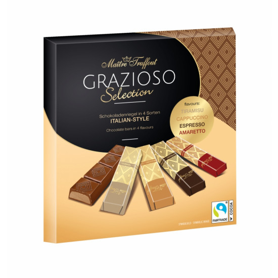 Šokolādes konfektes Maitre Truffout Grazioso itāļu gaumē 200g