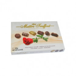 Piena šokolādes konfektes Maitre Truffout Pralines, 180g, asorti
