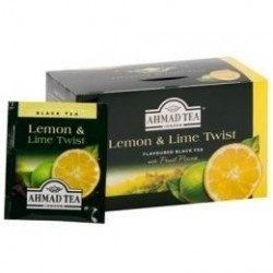 Tēja citrusaugļu Ahmad Tea Lemon&Lime Twist, 20 gab.x2g