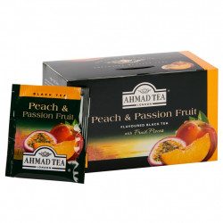 Tēja persiku un marakujas Ahmad Tea Peach&Passion Fruit, 20gabx2gr